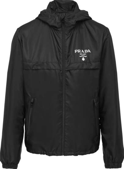 prada nylon windbreaker|prada black active windbreaker.